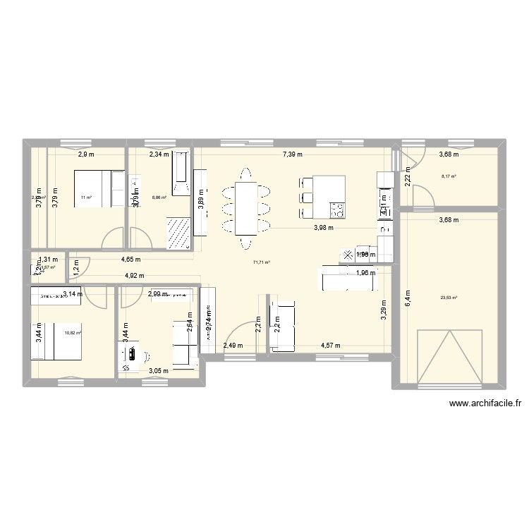 plan 3. Plan de 0 pièce et 0 m2