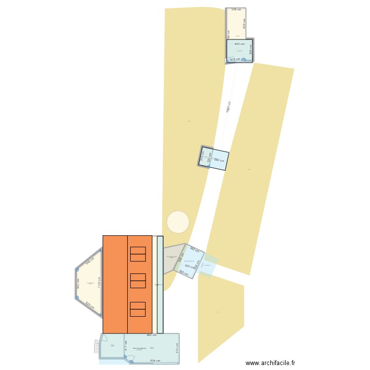 Plan Maternelle Elémentaire. Plan de 7 pièces et 186 m2