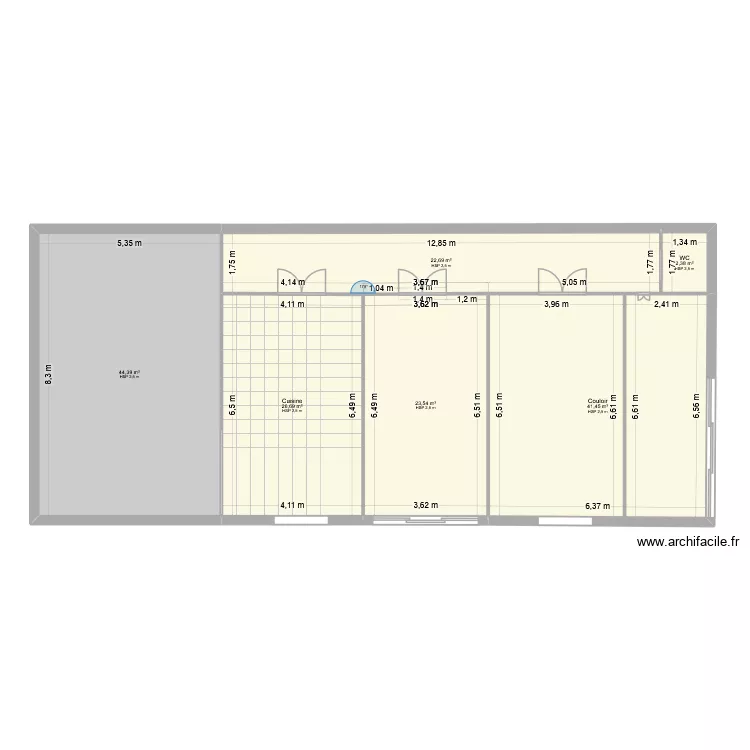 PLAN PROGET ATRIUM 2. Plan de 6 et 161 m² PLAN PROGET ATRIUM 2. Plan de 6 et 161 m²