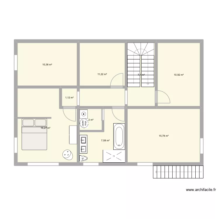 Blonay signal 1. Plan de 13 Pièces et 206 m²