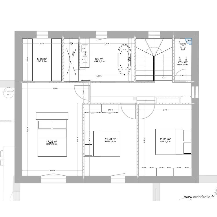 Mouguerre 3. Plan de 