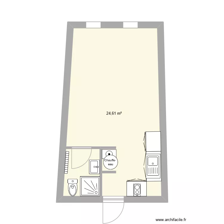 bayeux etage 1. Plan de 1 et 25 m² bayeux etage 1. Plan de 1 et 25 m²