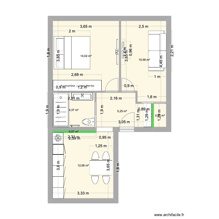 11 BRU.... IDEE 4. Plan de 0 pièce et 0 m2