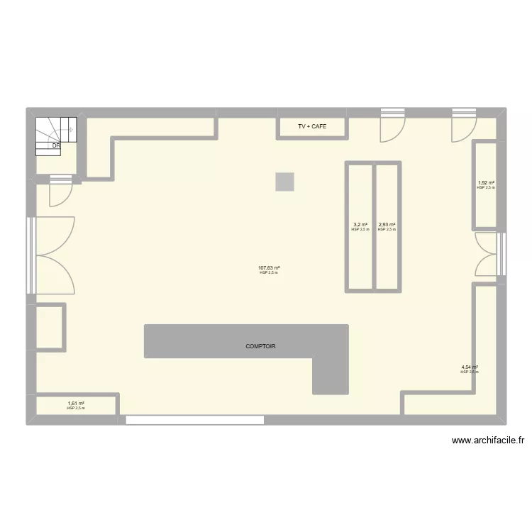 HALL. Plan de 11 Pièces et 153 m² HALL. Plan de 11 Pièces et 153 m²