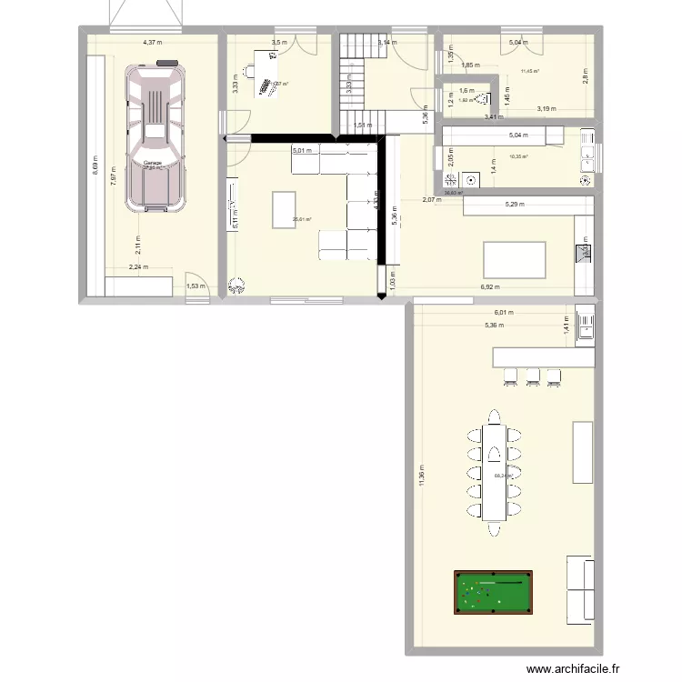 MAISON IDEALE. Plan de 