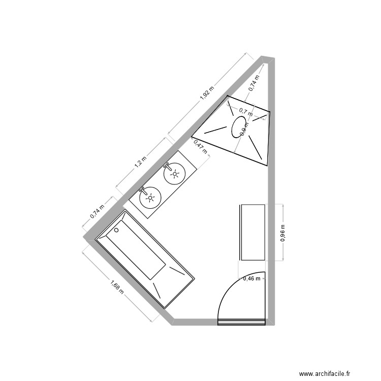 fabienne baron. Plan de 0 pièce et 0 m2