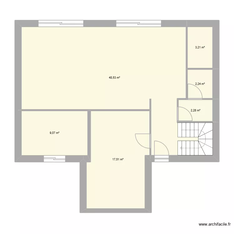 bois d'arcy. Plan de 