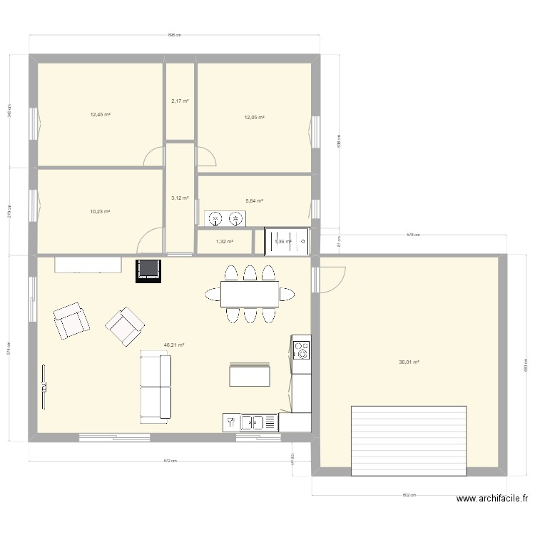 maison plan 2. Plan de 10 pièces et 131 m2