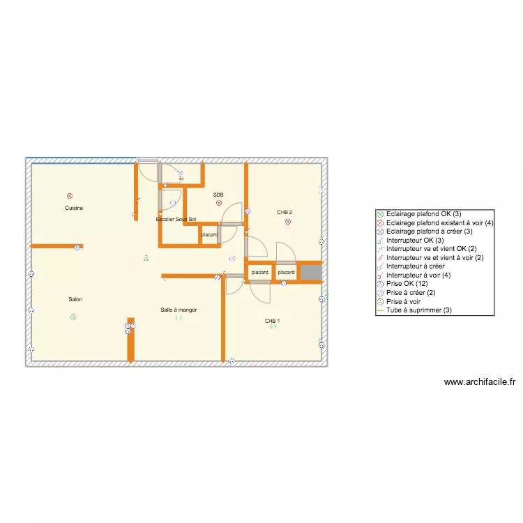 Maison 2. Plan de Maison 2. Plan de