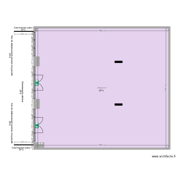 PADD CHOLET AVANT TRAVAUX. Plan de 0 pièce et 0 m2