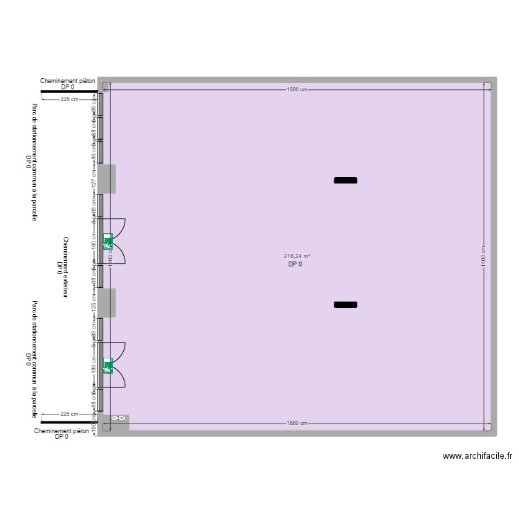 PADD CHOLET AVANT TRAVAUX. Plan de 7 pièces et 220 m2