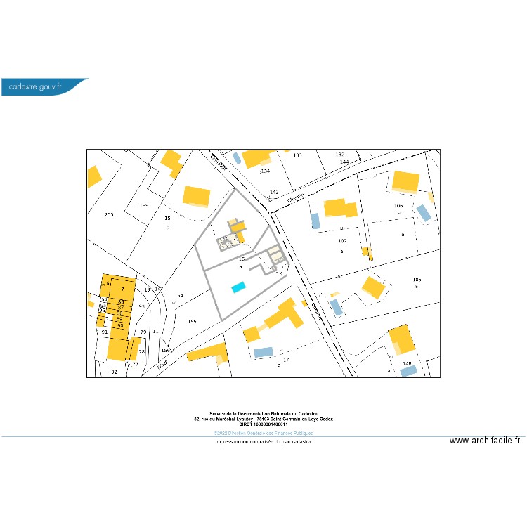 maison SP3C 79m2. Plan de 9 pièces et 155 m2