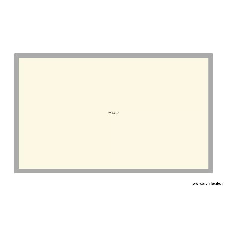 projet 3. Plan de 1  et 79 m²