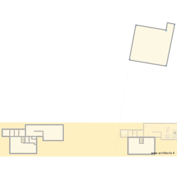 Courte soupe 2. Plan de 32 pièces et 1351 m2