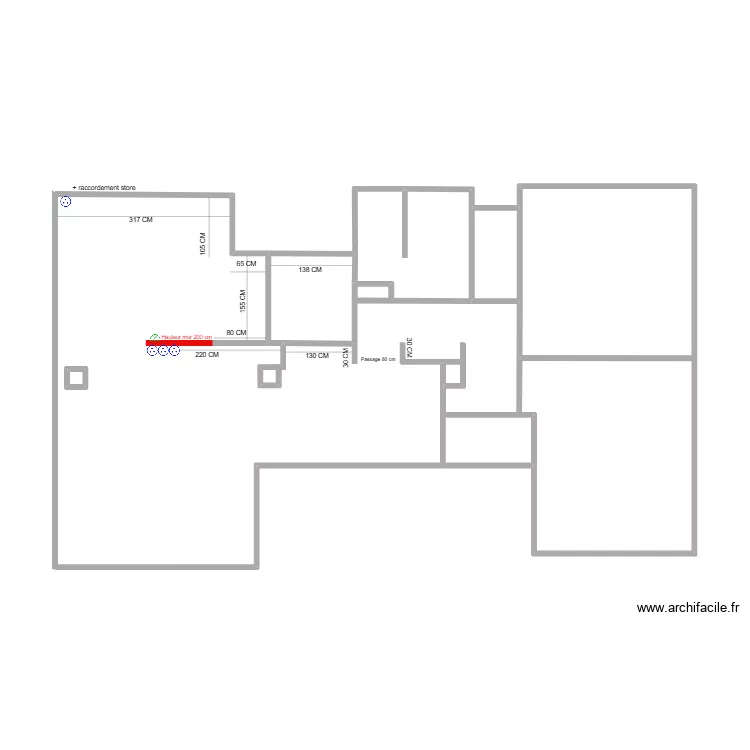 ETCHECOPAR PROJET. Plan de 4 et 5 m² ETCHECOPAR PROJET. Plan de 4 et 5 m²