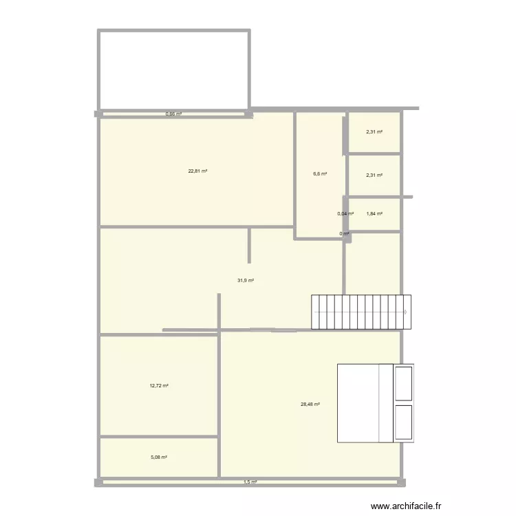ADDA@.2026.04.10.BA1333. Plan de 13  et 116 m²