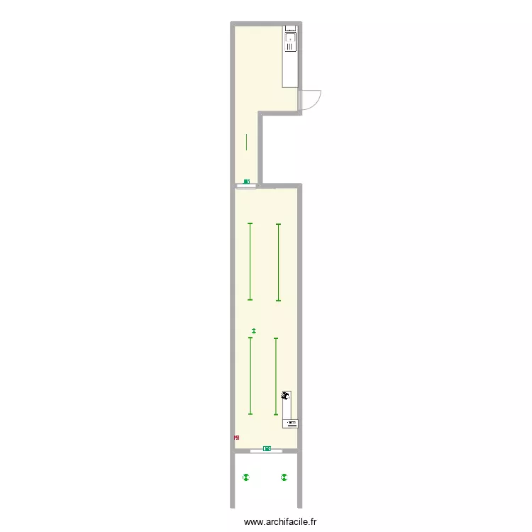 Local Karine LIZEAUX. Plan de Local Karine LIZEAUX. Plan de
