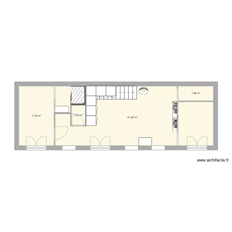 Veranda 1. Plan de 