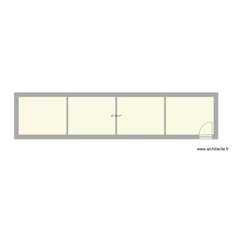 plan container. Plan de 1 Pièce et 28 m² plan container. Plan de 1 Pièce et 28 m²