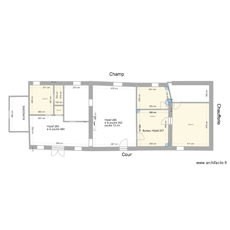 BREVIANDE Plan RdC. Plan de 0 pièce et 0 m2