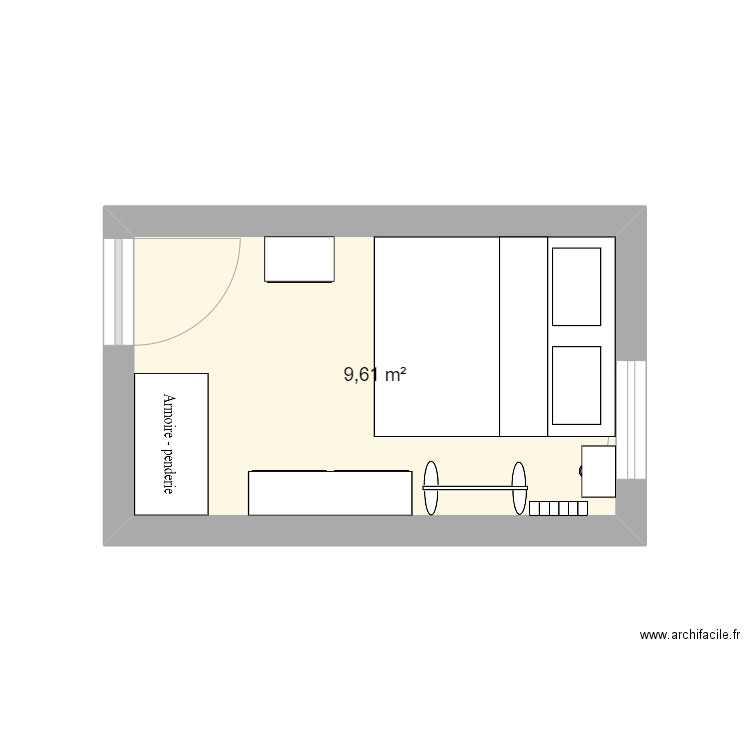 Chambre d'amis 2. Plan de 0 pièce et 0 m2
