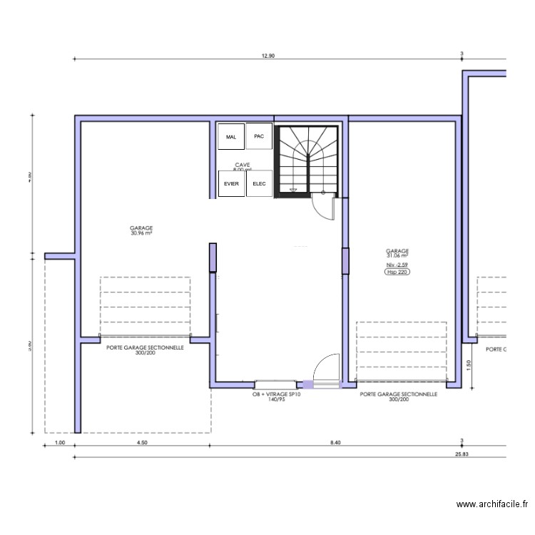 maison SS. Plan de 0 pièce et 0 m2