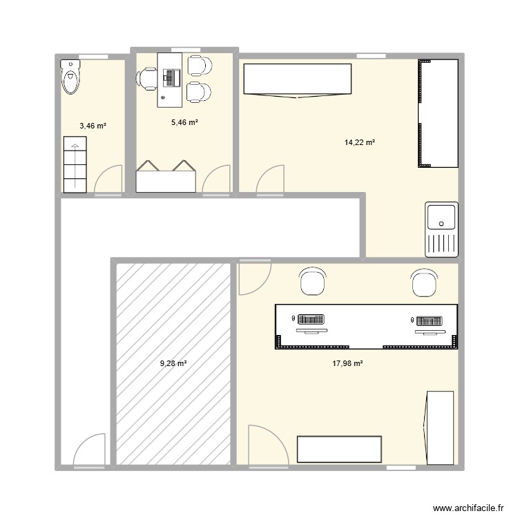 plan pharmacie ANJANAHARY. Plan de 0 pièce et 0 m2