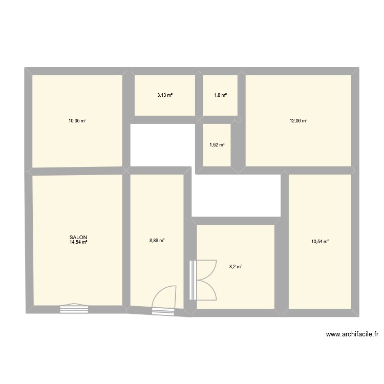 MAISON. Plan de 0 pièce et 0 m2