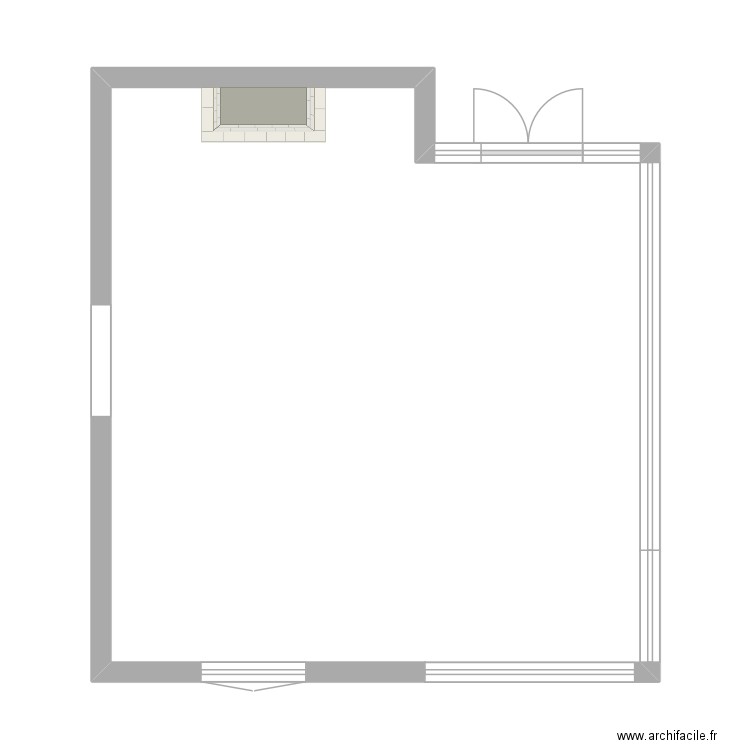 SALON + VERANDA. Plan de 0 pièce et 0 m2