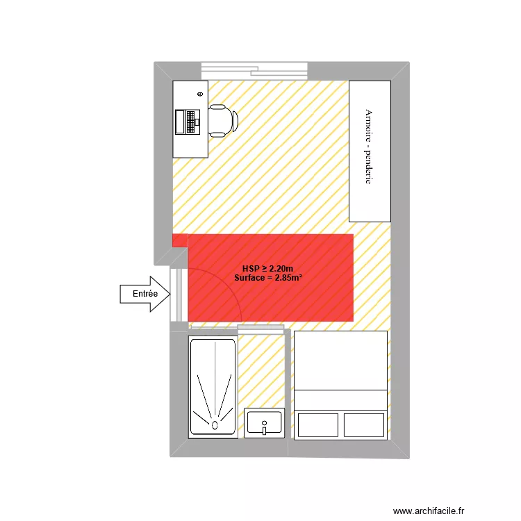 Local TOUZEAU. Plan de 2 et 15 m² Local TOUZEAU. Plan de 2 et 15 m²