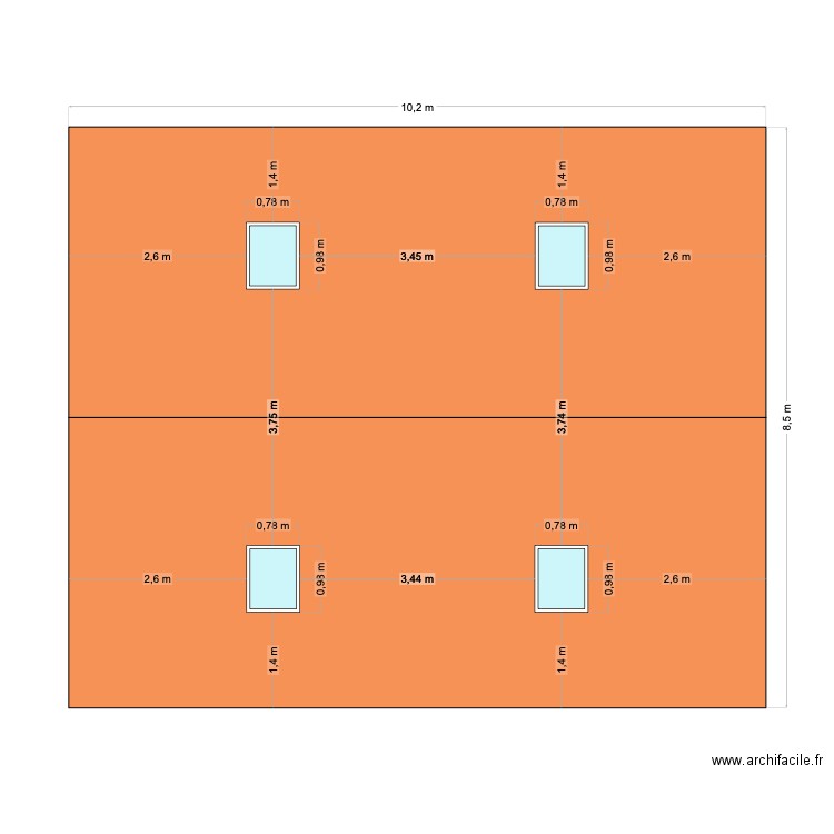 toiture Catillon. Plan de 0 pièce et 0 m2
