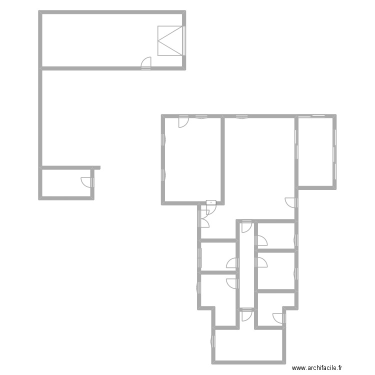 ELVEZI. Plan de 12 pièces et 225 m2