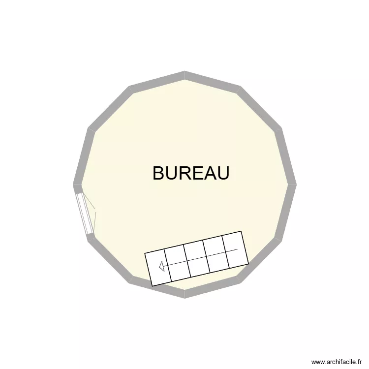 2 EME ETAGE BUREAU MAISON 200M&sup2;. Plan de 