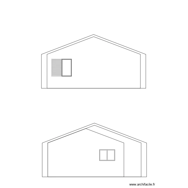 facade 1 peydro. Plan de 
