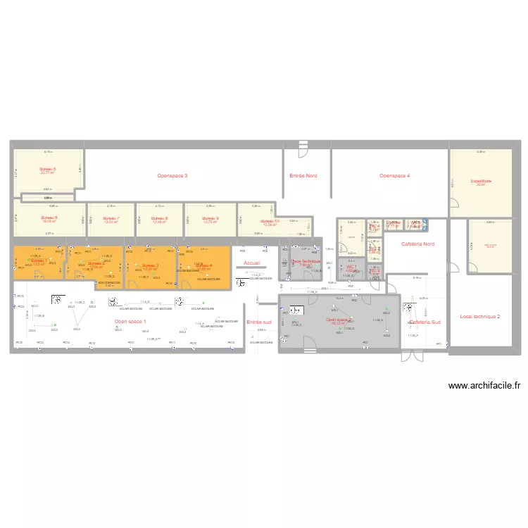 electricité et courants faibles. Plan de electricité et courants faibles. Plan de