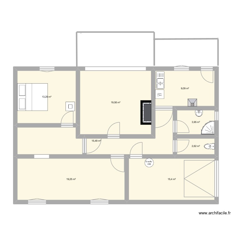 Benjamin. Plan de 0 pièce et 0 m2
