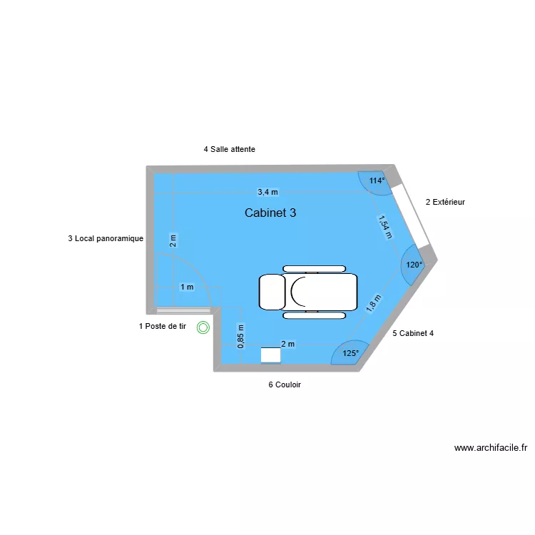 50678 Cabinet 3. Plan de 