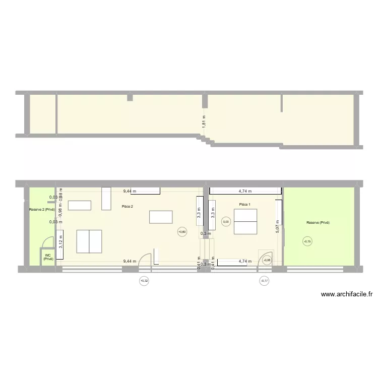 Fleuriste BOURGEON. Plan de 6  et 163 m²