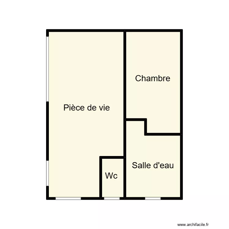 marjepi 26c. Plan de 4  et 23 m²
