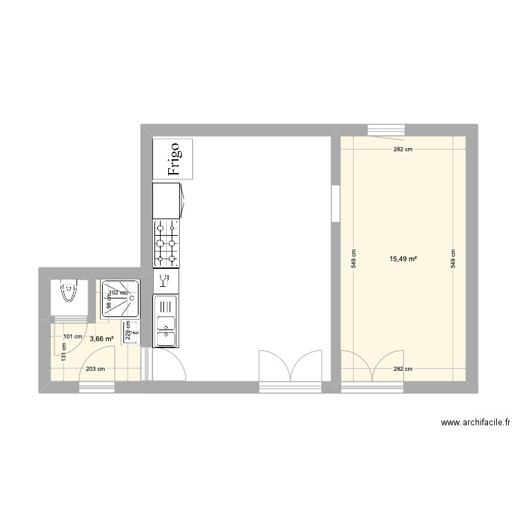 Grange 2. Plan de 0 pièce et 0 m2