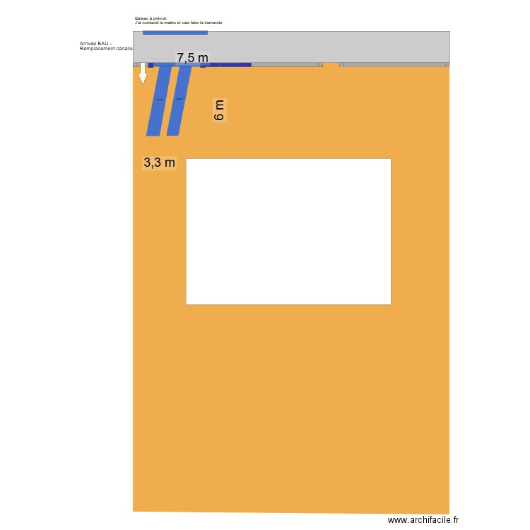 Plan masse - Portail. Plan de 0 pièce et 0 m2