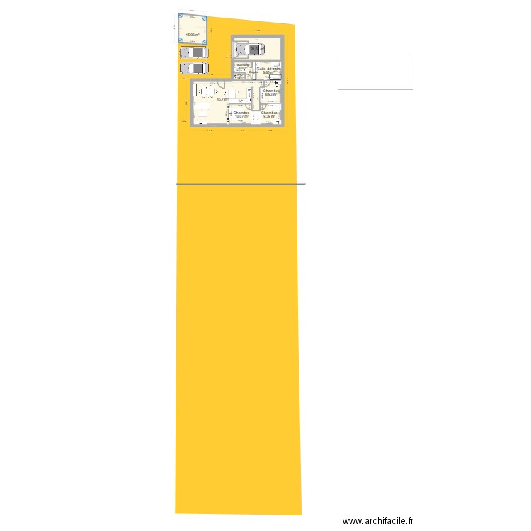 maison loc. Plan de 9 pièces et 128 m2