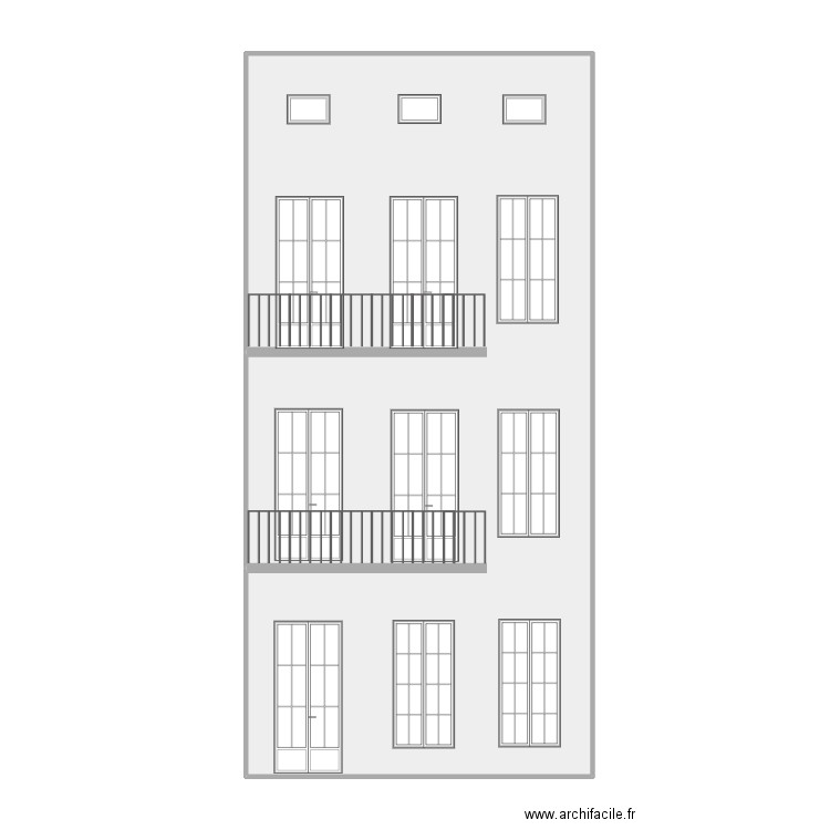 Clim. Plan de 1 pièce et 86 m2