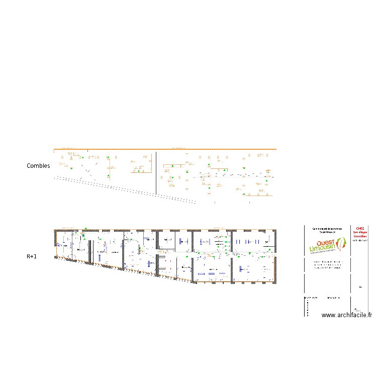 La Monnerie R+1 Combles. Plan de 0 pièce et 0 m2