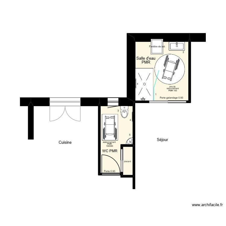 Prieur Proposition Soliha 2. Plan de 0 pièce et 0 m2