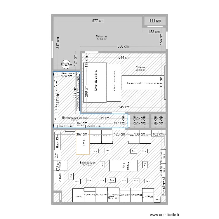 Sous-sol-meublé-v3. Plan de 0 pièce et 0 m2