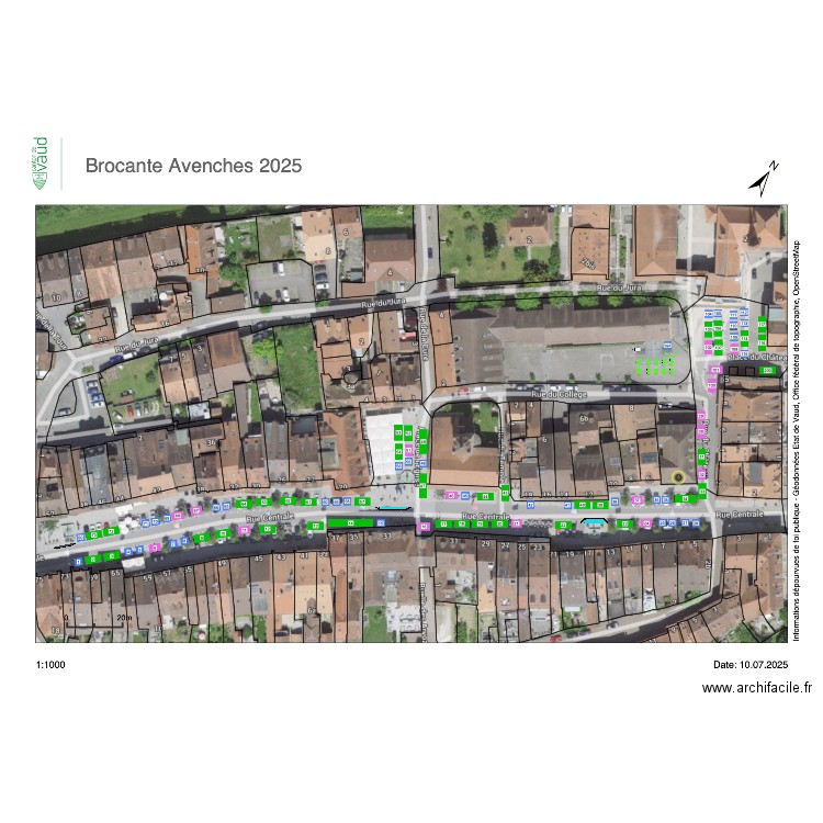 Avenches 2025. Plan de 0 pièce et 0 m2