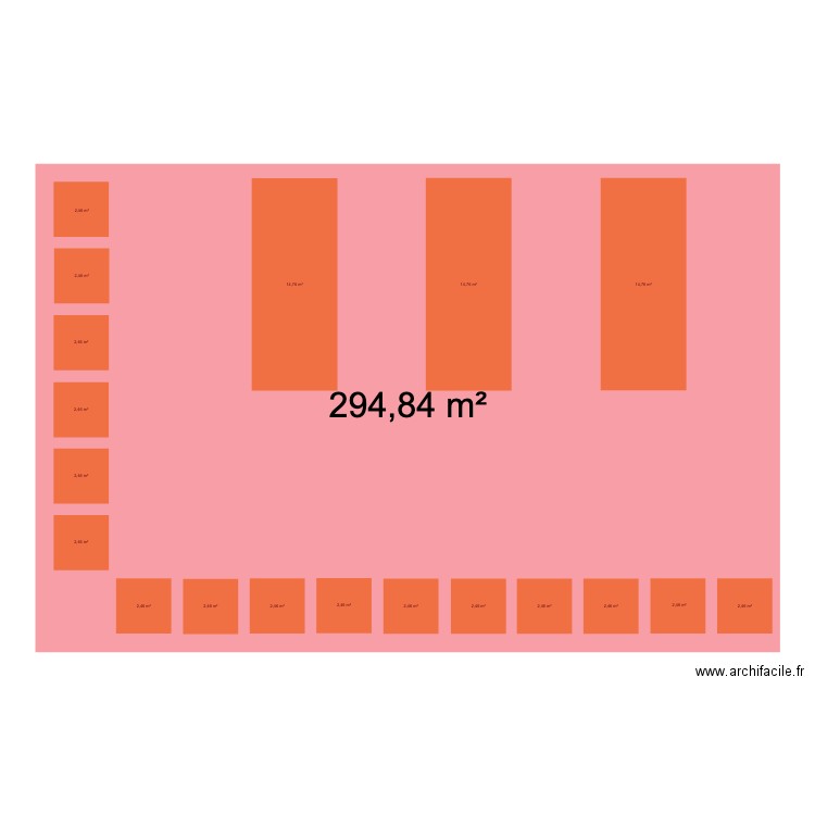 Surface WC. Plan de 0 pièce et 0 m2