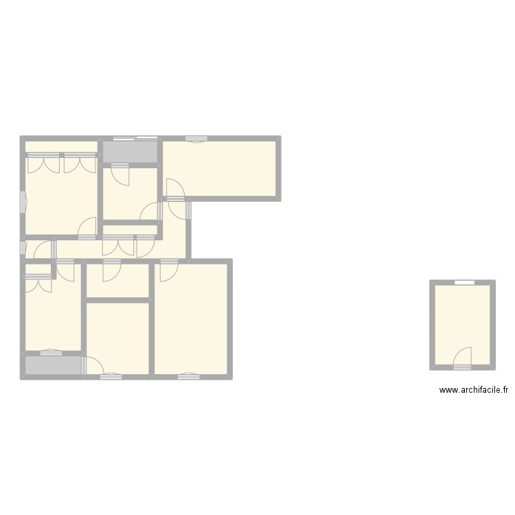 DE SOLAGES. Plan de 0 pièce et 0 m2