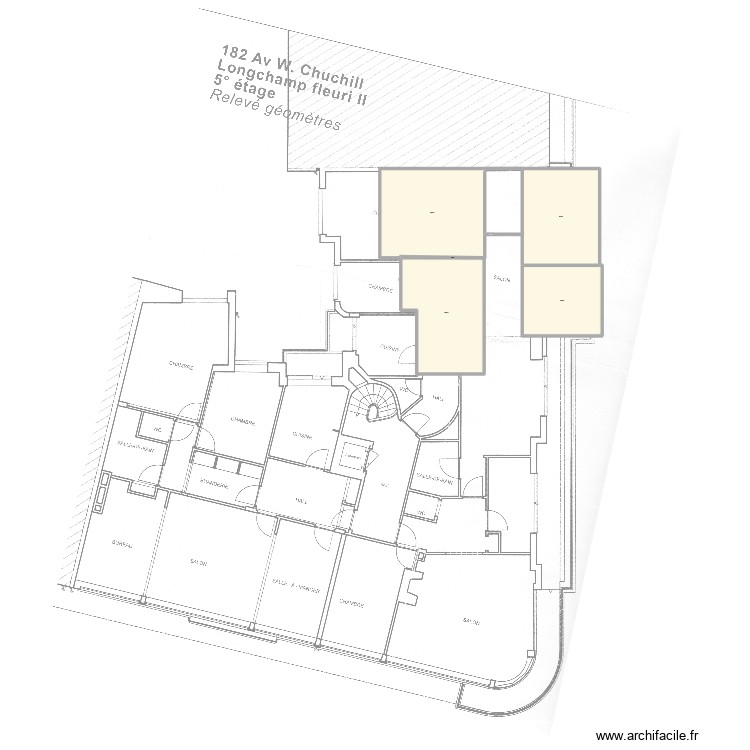 Essai 5&deg; &eacute;tage 182. Plan de 0 pièce et 0 m2